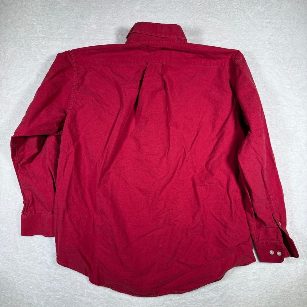 The Razorbacks Collection Mens Red Button Down Shirt Arkansas Razorbacks Large - Picture 3 of 8